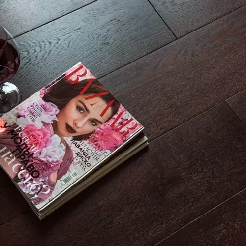 ДУБ КОФЕ ПАРКЕТНАЯ ДОСКА AMBER WOOD ФЬЮЖН